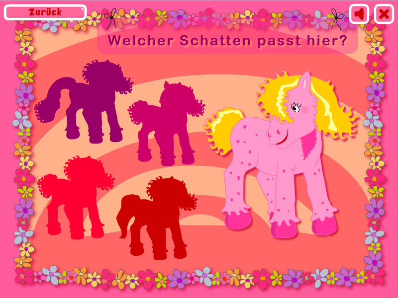 Spiel für Kinder - Schatten erraten