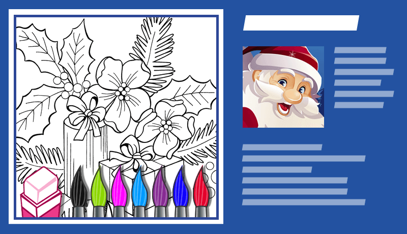 E-Cards zu Weihnachten Online E-Cards zum Ausmalen für Ihre Weihnachts Kampagne