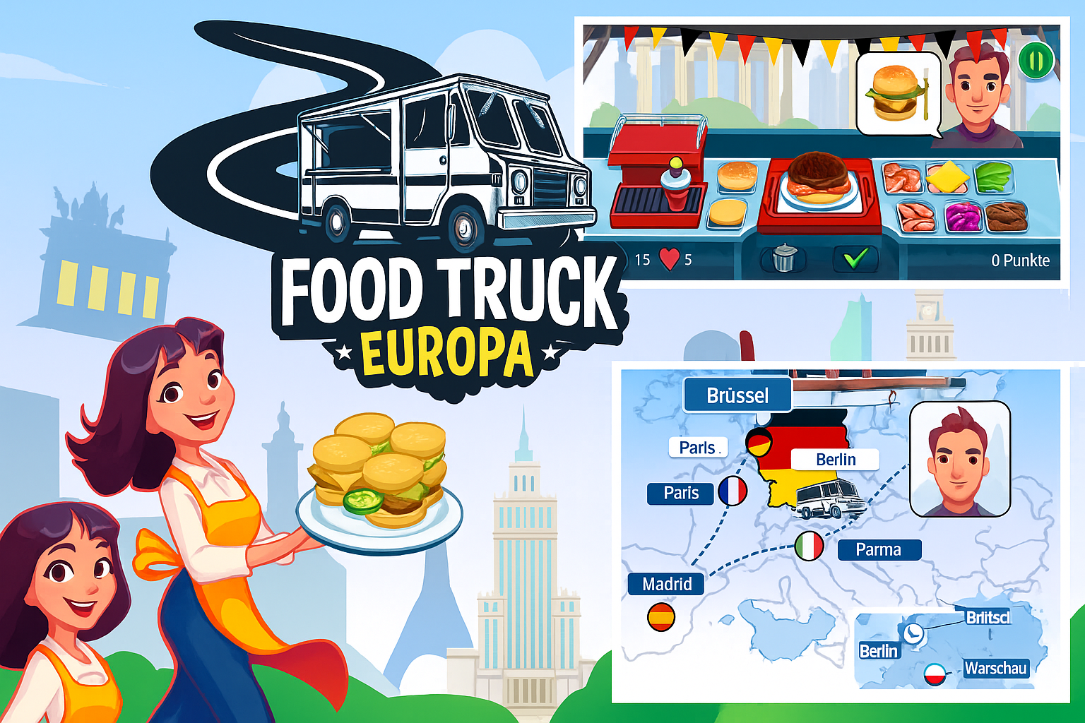 food truck challenge WELT Sudoku für Desktop und mobile Geräte