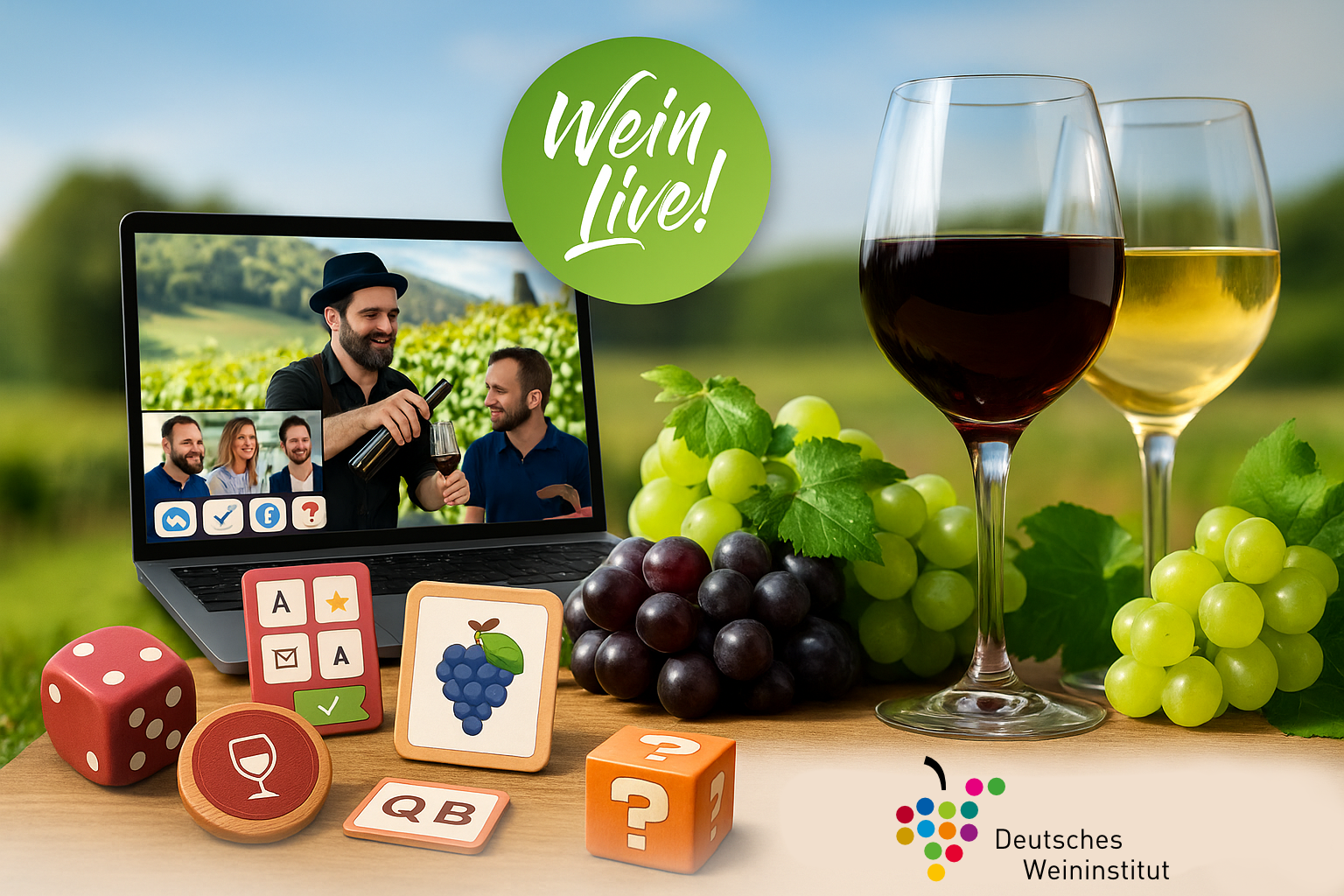 weinlive Interaktives und informatives Marketingspiel für den Airport Frankfurt