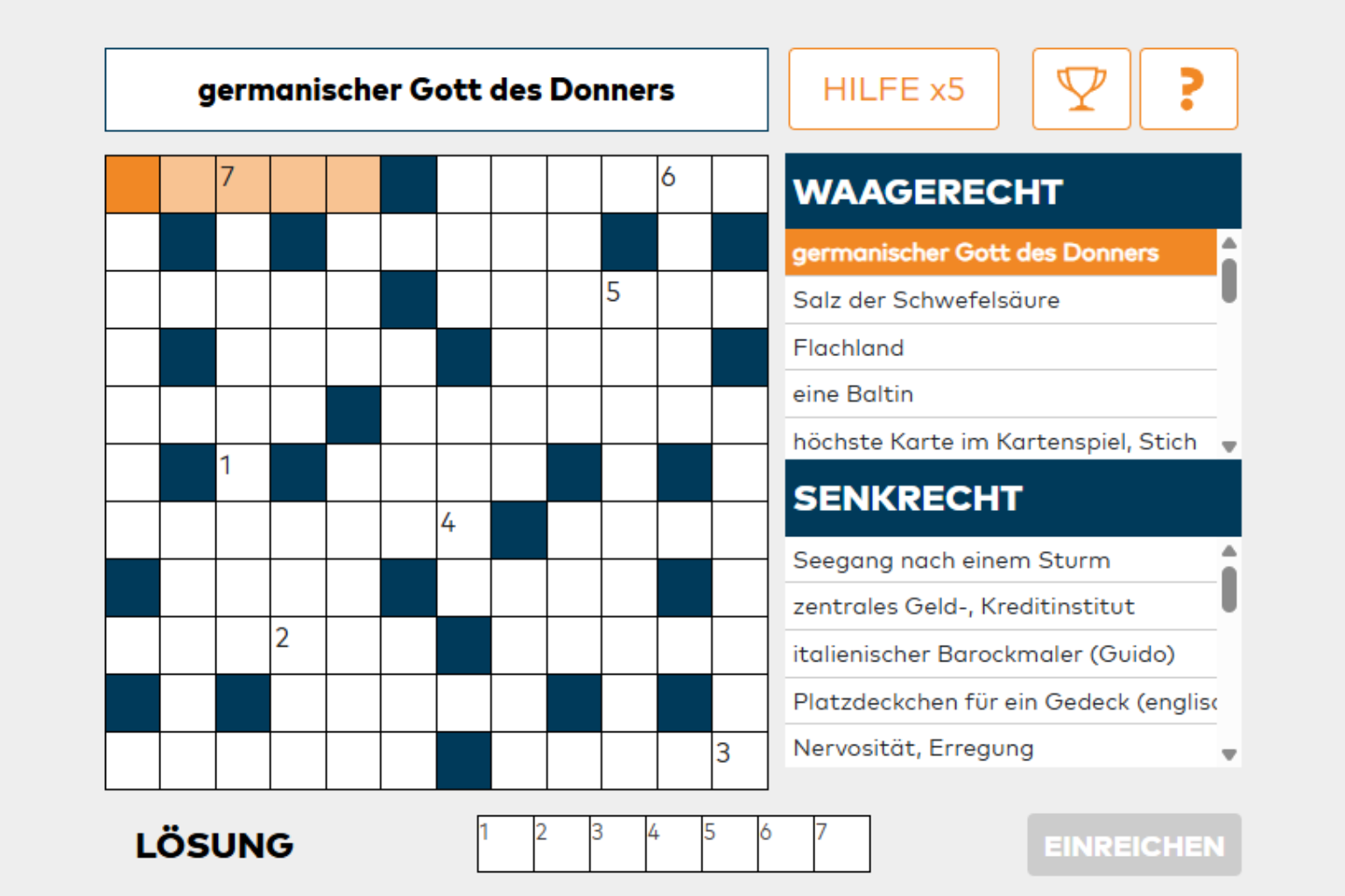 Rätselspiele Sudoku und Kreuzworträtsel
